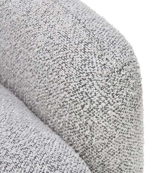 Marcel Boucle 90" Sofa Mercury Gray