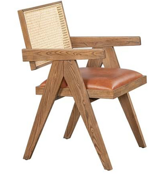 Douglas Leather Seat Dining Chair