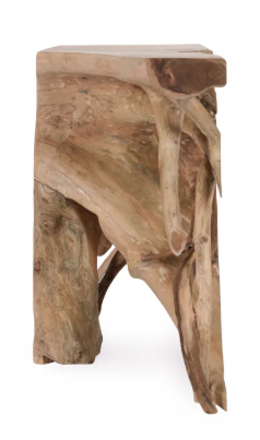 Cypress Teak Root Console Table 70-71" - Natural
