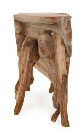 Cypress Teak Root Console Table
