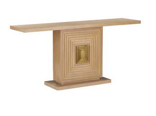 Morombe Washed Oak Console Table