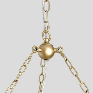 Amanda Beaded Chandelier White