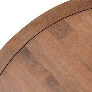 Selena Mango Wood 60" Round Dining Table Pottery Brown