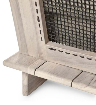 Livia Teak 3pc Outdoor Sectional Taupe