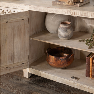 Alta 4Dr Diamond Carving Sideboard
