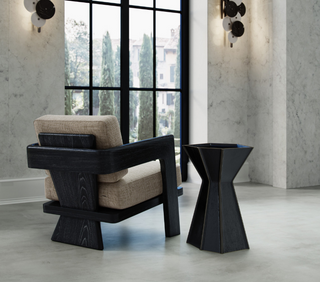 Theo Lounge Chair, Rig Otter