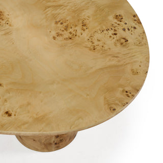Avril - Modern Burl Freeform Coffee Table