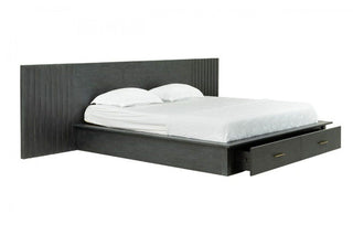 Modrest Manchester- Contemporary Dark Grey 4-Piece Bedroom Set