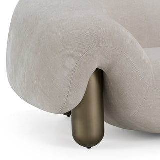 Clarity - Contemporary Light Grey Fabric Accent Chair