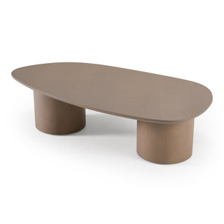 Modrest Connie - Modern White Oak Nesting Coffee Table Set