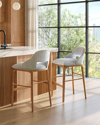 Inga Bar Stool, Greenlight Powder