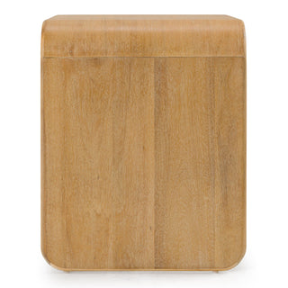 Modrest Dresden - Modern Natural Acacia 1-Drawer Nightstand