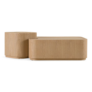 Modrest Quillen - Modern Natural Ash Nesting Coffee Table Set