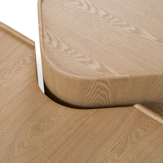 Modrest Quillen - Modern Natural Ash Nesting Coffee Table Set