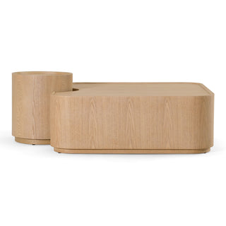 Modrest Quillen - Modern Natural Ash Nesting Coffee Table Set