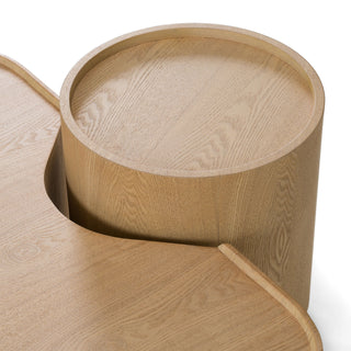 Modrest Quillen - Modern Natural Ash Nesting Coffee Table Set