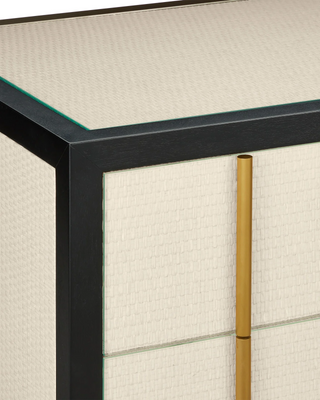 Deanna Raffia Nightstand