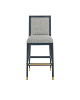Santos Vintage Navy Bar Stool, Barrett Dusk