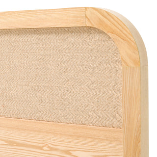 Modrest Gavin - Modern Natural Ash + Rattan Bed