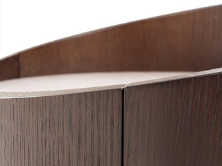 Modrest Geneva - Modern Brown Oak Nightstand
