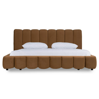 Modrest Harris - Modern Brown Fabric Bed