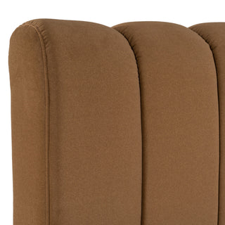 Modrest Harris - Modern Brown Fabric Bed