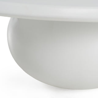 Kalvin - Modern Ivory Concrete Nesting Coffee Table Set