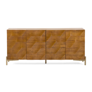 Modrest Killeen - Modern Gold + Walnut Buffet