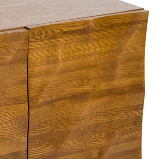 Modrest Killeen - Modern Gold + Walnut Buffet