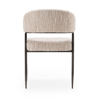 Modrest Kobe - Modern Beige Fabric Dining Chair