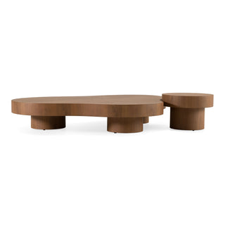 Modrest Larch - Modern Walnut Nesting Table Set