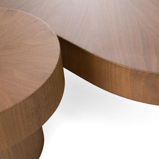 Modrest Larch - Modern Walnut Nesting Table Set