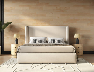 Modrest Byrne - Modern Beige Fabric Bed
