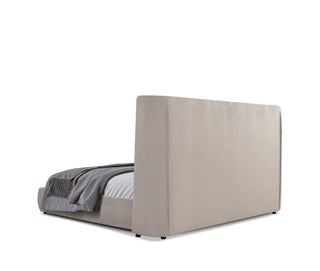 Modrest Emilia - Modern Beige Velvet Bed