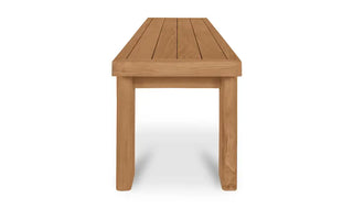Marina Outdoor Dining Bench Natural