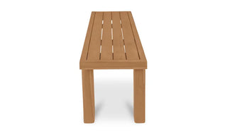 Marina Outdoor Dining Bench Natural
