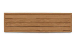 Marina Outdoor Dining Bench Natural