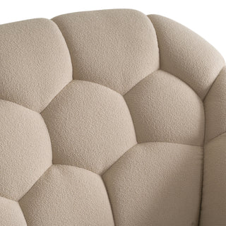 Yolonda - Modern Beige Fabric Queen Bed