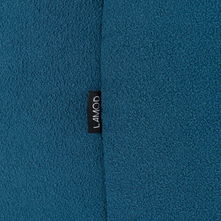 Yolonda - Modern Dark Teal Fabric Bed