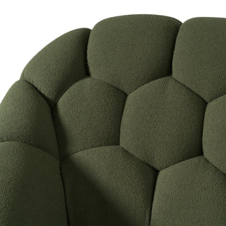 Yolonda - Modern Green Fabric Queen Bed